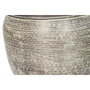 DKD Home Decor Set de 4 Maceteros de Aluminio Patinado Verde Mundra