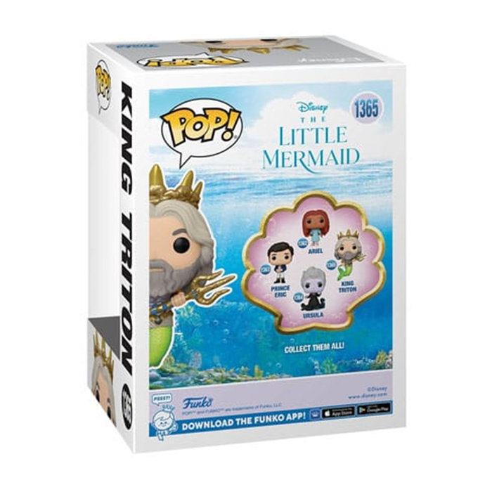 Funko Pop Disney La Sirenita Rey Poseidon Figura Vinilo 9 cm Funko Pop Disney La Sirenita Rey Poseidon Figura Vinilo 9 cm