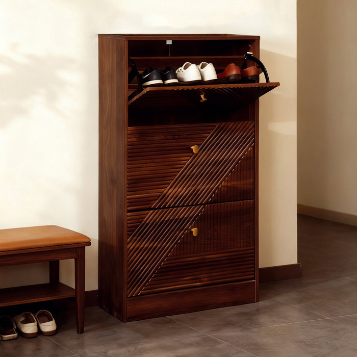 Home Deco Factory Mueble Zapatero Tiffany 3 Puertas