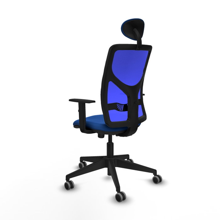 PIQUERAS Y CRESPO Silla de oficina Motilla Azul con Mecanismo Sincro PIQUERAS Y CRESPO Silla de oficina Motilla Azul con Mecanismo Sincro