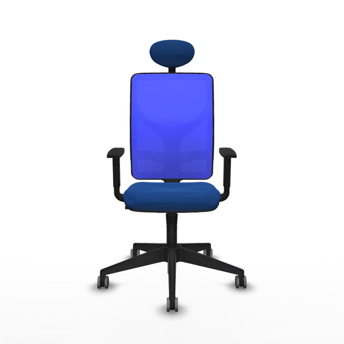 PIQUERAS Y CRESPO Silla de oficina Motilla Azul con Mecanismo Sincro PIQUERAS Y CRESPO Silla de oficina Motilla Azul con Mecanismo Sincro