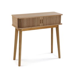 Versa Consola Eloy S con 2 Cajones, 30x78 cm, Madera MDF y Pino