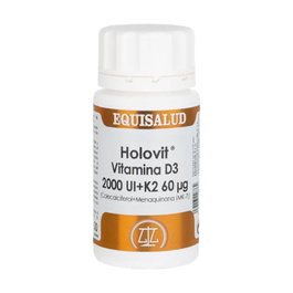 Equisalud Holovit Vitamina D3 2000 UI + K2 50 cápsulas