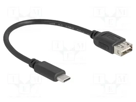 DeLOCK 81534 Cable USB 2.0 USB Type-C™ a USB Tipo-A de 0,2 m