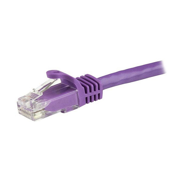 StarTech.com 1.5M Cat6 Ethernet Cable - Purple Cat 6 Gigabit Ethernet