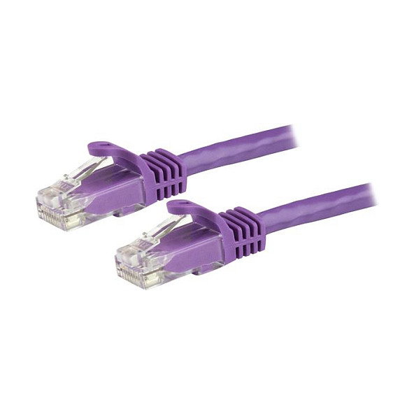 StarTech.com 1.5M Cat6 Ethernet Cable - Purple Cat 6 Gigabit Ethernet
