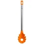 Brabantia Cuchara para pasta A195009, acero inoxidable, mango de nylon recubierto de silicona, negro
