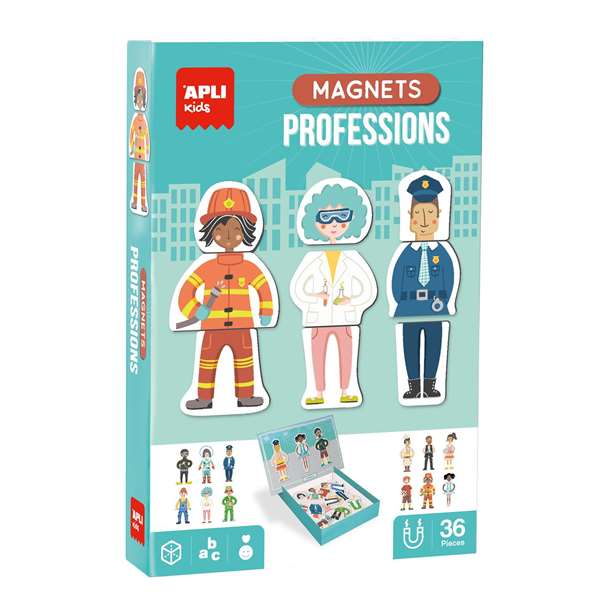 Apli Juego Magnético Profesiones 36 unidades Edad Mínima 3 años Apli Juego Magnético Profesiones 36 unidades Edad Mínima 3 años
