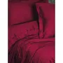 Juego de cama 1 funda nórdica 220x240 cm + 2 fundas de almohada 60x60 cm 100% algodón satén Rojo