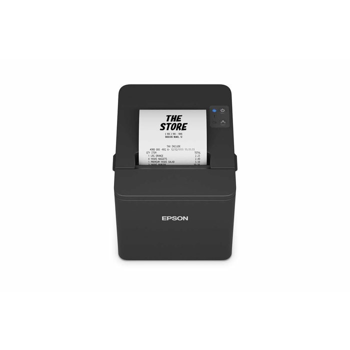 Epson TM-T20IV Impresora de recibos USB + Serie, Negra Epson TM-T20IV Impresora de recibos USB + Serie, Negra