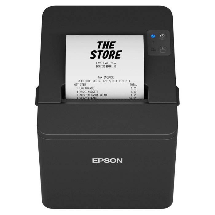Epson TM-T20IV Impresora de recibos USB + Serie, Negra Epson TM-T20IV Impresora de recibos USB + Serie, Negra