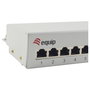 EQUIP 227363 Patch Panel RJ45 Cat6 FTP 12 Puertos Gigabit Ethernet 1U, Blanco - Certificado RoHS