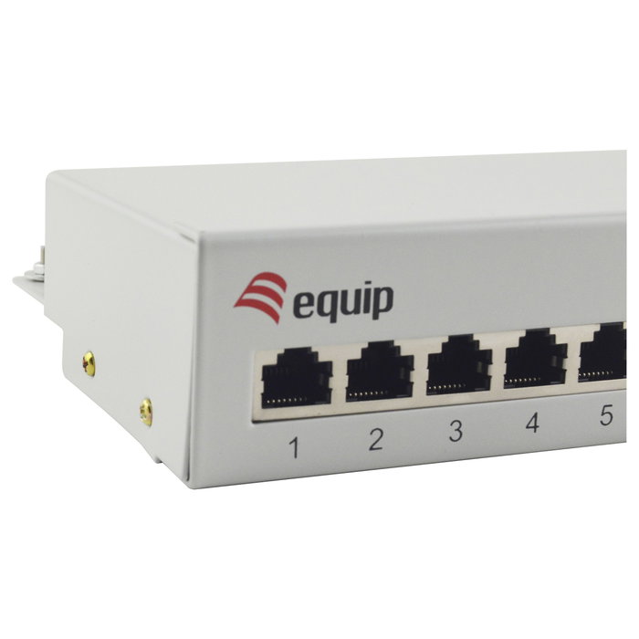 EQUIP Patch Panel Cat.6 FTP 12x RJ-45 Blanco EQUIP Patch Panel Cat.6 FTP 12x RJ-45 Blanco