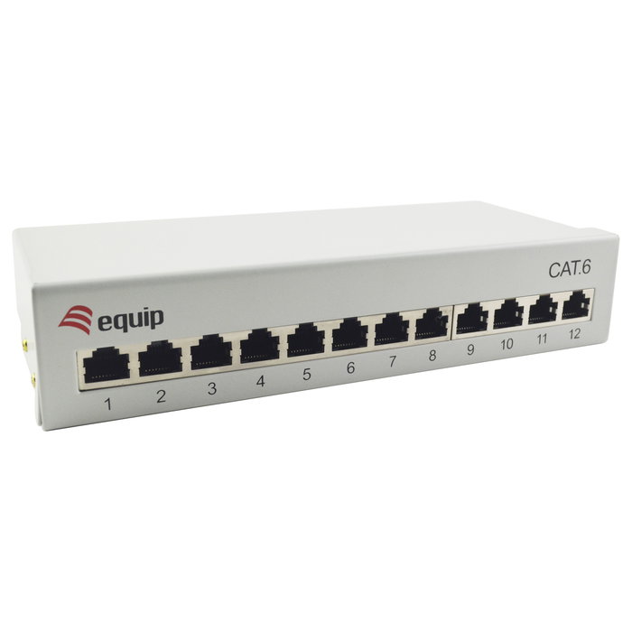 EQUIP Patch Panel Cat.6 FTP 12x RJ-45 Blanco EQUIP Patch Panel Cat.6 FTP 12x RJ-45 Blanco