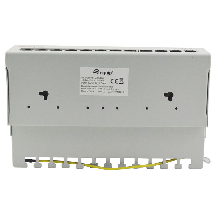 EQUIP Patch Panel Cat.6 FTP 12x RJ-45 Blanco EQUIP Patch Panel Cat.6 FTP 12x RJ-45 Blanco