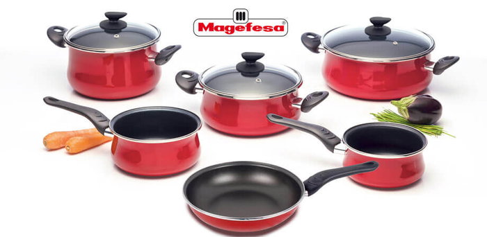 Magefesa Batería 8 Piezas Praga Antiadherente 01107067
