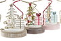 DKD Home Decor Figura de Estrella con LED en MDF Surtida