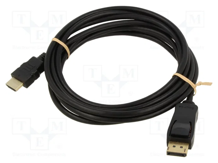 GOOBAY Cable DisplayPort a HDMI 4K UHD 2160p 3m GOOBAY Cable DisplayPort a HDMI 4K UHD 2160p 3m