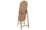 DKD Home Decor Espejo Vestidor Scandi Natural Ratán y Cristal 48 x 150.5 x 46.5 cm (Espejo 40x120 cm)
