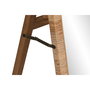DKD Home Decor Espejo Vestidor Scandi Natural Ratán y Cristal 48 x 150.5 x 46.5 cm (Espejo 40x120 cm)