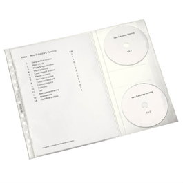 Funda Multitaladro Leitz Pp 120Μ Pl.Nj. A4 11 Tal.Rfzo. Para Proyectos Paquete De 5