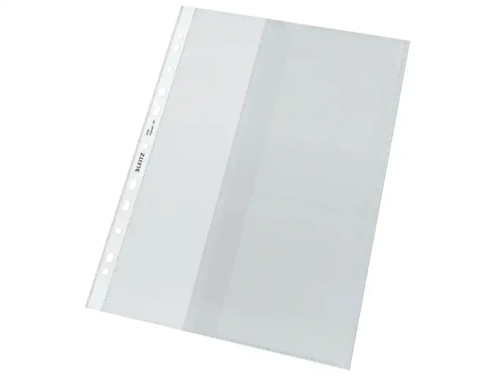 LEITZ Funda Multitaladro PP 120µ A4 para Proyectos, Paquete de 5 LEITZ Funda Multitaladro PP 120µ A4 para Proyectos, Paquete de 5