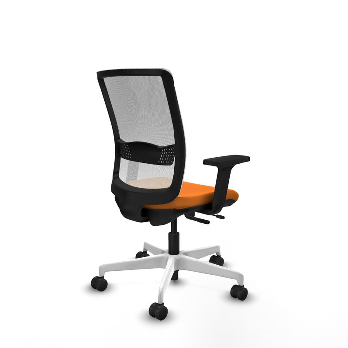 PIQUERAS Y CRESPO Silla de oficina Haches Naranja y Blanco PIQUERAS Y CRESPO Silla de oficina Haches Naranja y Blanco