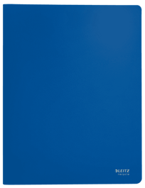 Leitz Carpeta Polipropileno con 20 Fundas A4 Recycle Azul 46760035