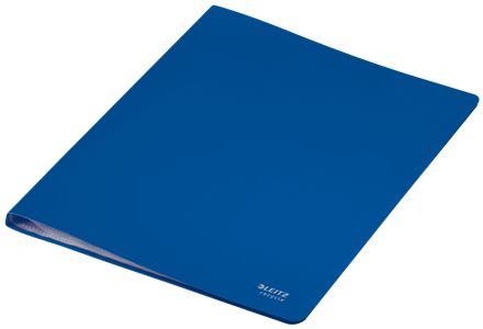 Leitz Carpeta Polipropileno con 20 Fundas A4 Recycle Azul 46760035