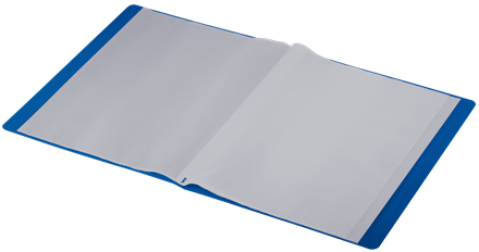 Leitz Carpeta Polipropileno con 20 Fundas A4 Recycle Azul 46760035