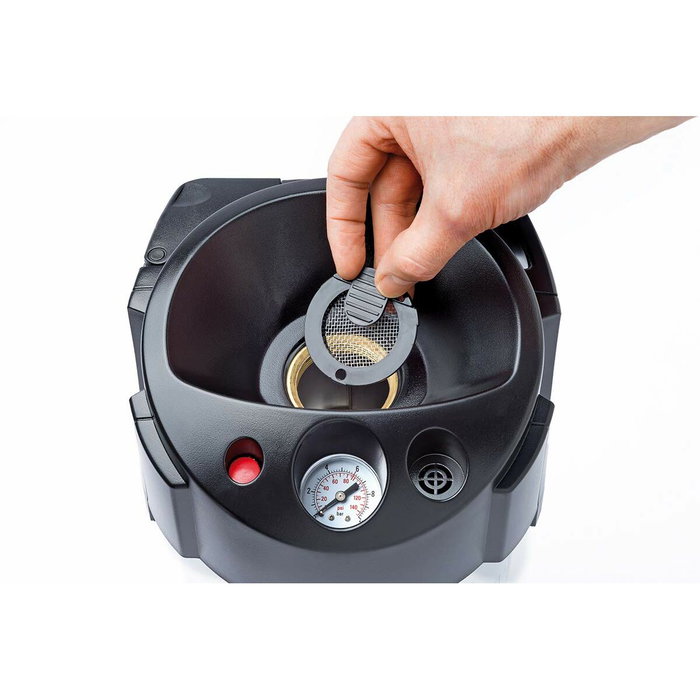 Gloria 505 T Pulverizador de acero inoxidable 5L con boquilla y lanza de latón