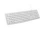 Natec Klawiatura Nautilus przewodowa 100% full-size biała, układ QWERTY polski, 13 klawiszy multimedialnych