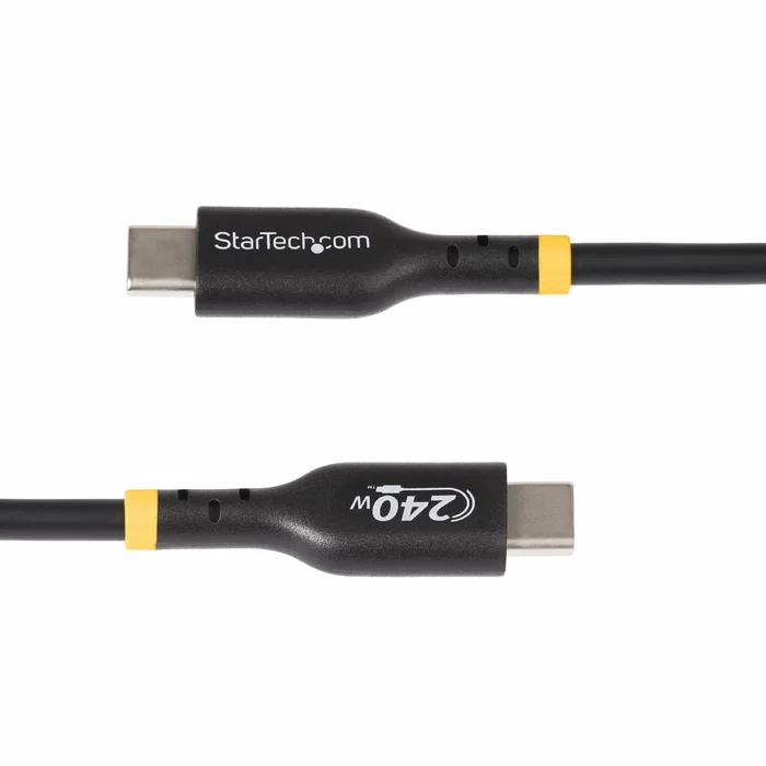 StarTech Cable de Carga USB-C 2m 240W PD EPR Negro StarTech Cable de Carga USB-C 2m 240W PD EPR Negro