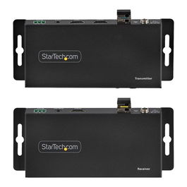 StarTech.com Extensor Kit HDMI 4K sobre Fibra - 4KHDEXEXT - Hasta 1 km - Alcance por Fibra Óptica, Transmisión 4K60, HDR, HDCP 2.2, Audio 7.1, RS-232, IR