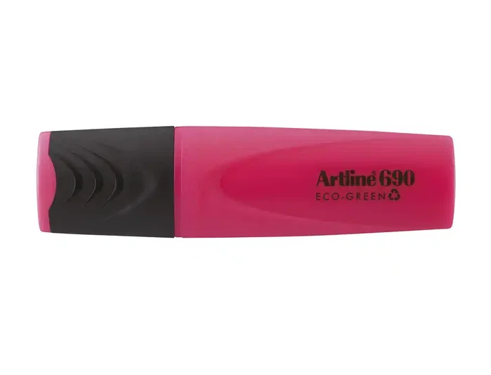 Artline EK-690 Eco Green Rotulador Fluorescente Punta Biselada Rosa Artline EK-690 Eco Green Rotulador Fluorescente Punta Biselada Rosa