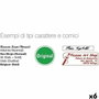 Brother Etiquetas Preimpresas 22mm x 60mm Verde