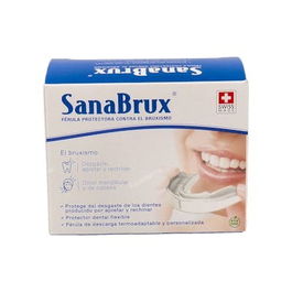 OSCIMED Férula Bruxismo 1Uds. Protectora Termoadaptable Dental para Mandíbula Superior con Accesorios