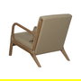 Sillón Natural-Beige Tejido-Madera 66 X 85 X 74 cm