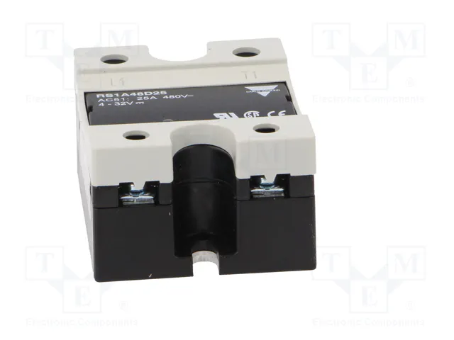 CARLO GAVAZZI RS1A48D25 Relé de semiconductor monofásico 25A 42÷530VAC CARLO GAVAZZI RS1A48D25 Relé de semiconductor monofásico 25A 42÷530VAC