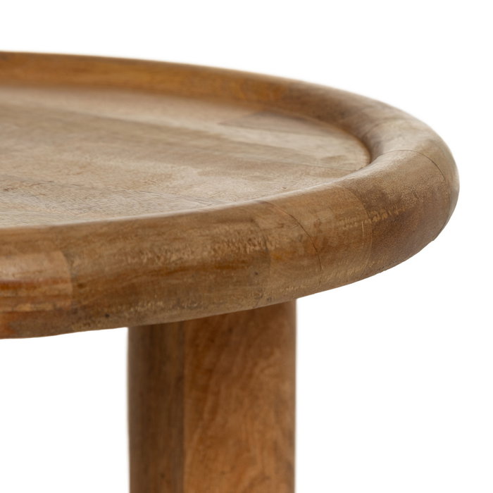 Mesita Natural Madera de Mango 50 X 50 X 36 cm