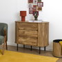 Home Deco Factory Cómoda 3 Cajones Heritage