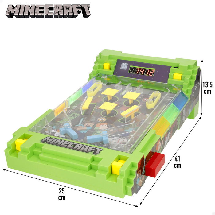 Color Baby Juego Pinball Arcade-Overworld Minecraft 43x95x34 cm Color Baby Juego Pinball Arcade-Overworld Minecraft 43x95x34 cm