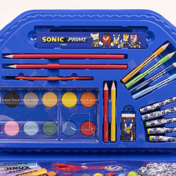 CERDÁ Set de Papelería Sonic Prime de 50 piezas