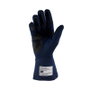 Omp Guantes Dijon Fia 8856-2018 My2025 Azul Navy con Rayas Fluo Naranja Talla M OMPIB0-0746-C01-249-M