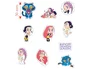 Safta Goma de borrar K-pop Demon Hunters Chibi blister de 10 unidades
