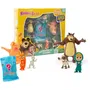 Masha And The Bear Figuras Masha y el Oso Caja de 7 Figuras con 1 Sorpresa MHA31 Tamaño 5-7 cm