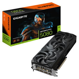 Gigabyte Tarjeta Gráfica GeForce RTX 5080 WINDFORCE OC SFF 16GB GDDR7 GV-N5080WF3OC-16GD 3 Ventiladores