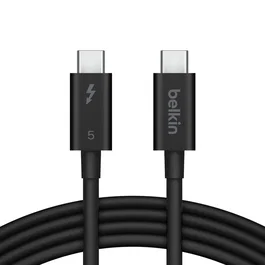 Belkin Cable Thunderbolt 5 Pasivo de 1 m, 80 Gbps, 240 W, Negro