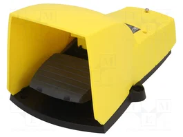 SCHNEIDER ELECTRIC Interruptor de pie amarillo SPST-NO + SPST-NC
