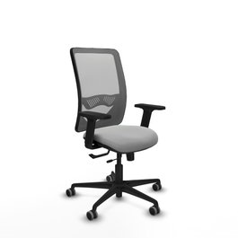 PIQUERAS Y CRESPO Silla de oficina Zulema con mecanismo Sincro/Traslack, Gris